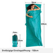 Hüttenschlafsack Baumwolle