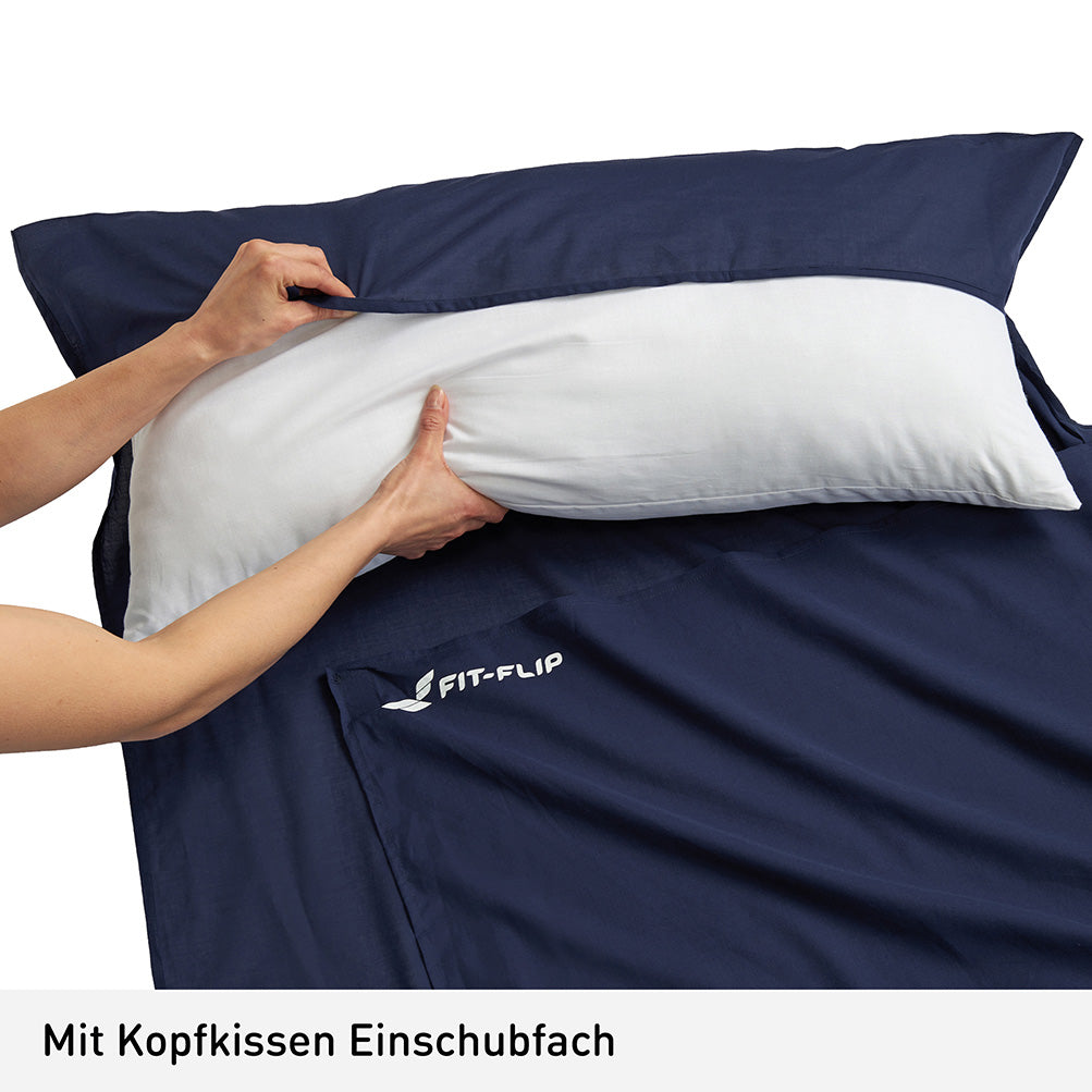 Hüttenschlafsack Baumwolle