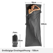 Hüttenschlafsack Baumwolle