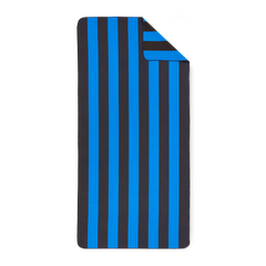 Blau - Dunkelgrau / 90cm x 160cm