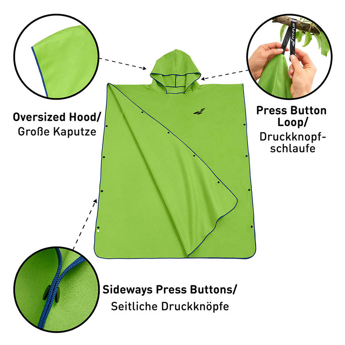 Handtuchponcho