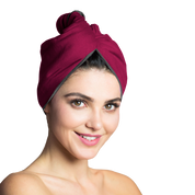 Haarturban 2er Set – Mikrofaser, Schnelltrocknend, Mit Knopfverschluss