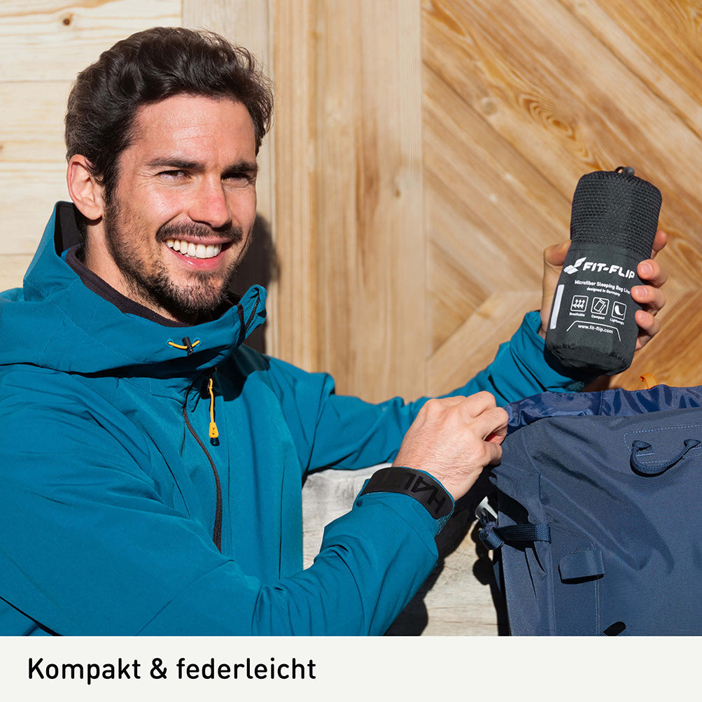 Hüttenschlafsack Mikrofaser