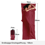 Hüttenschlafsack Mikrofaser