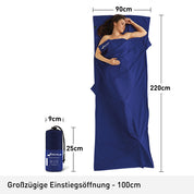 Hüttenschlafsack Mikrofaser