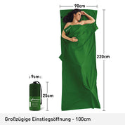 Hüttenschlafsack Mikrofaser
