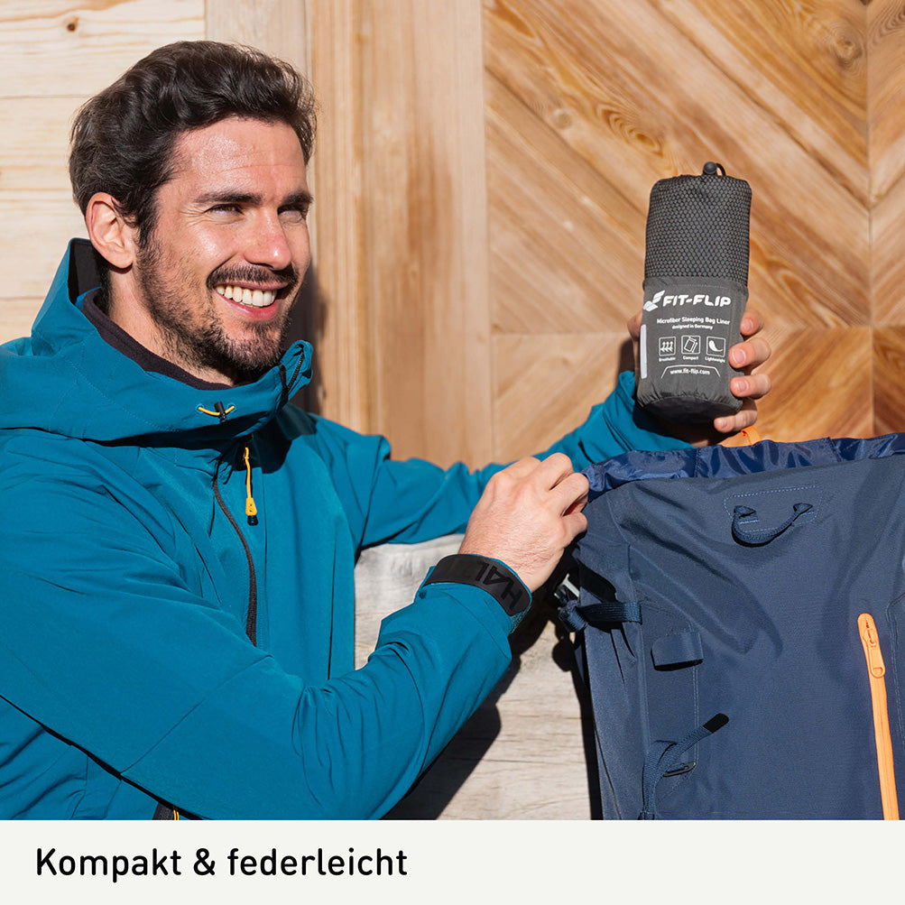 Hüttenschlafsack Mikrofaser