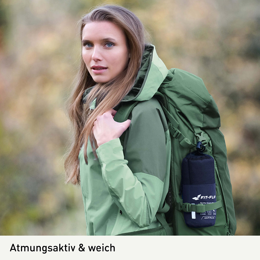 Hüttenschlafsack Mikrofaser