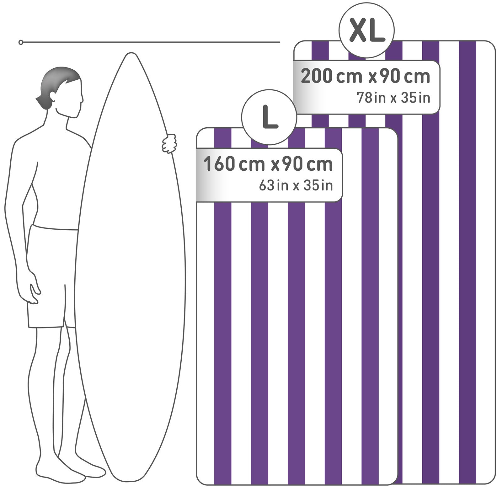 Violett - Weiß